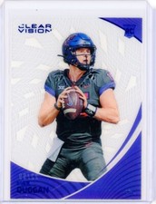 2023 Panini Chronicles Draft Clear Vision MAX DUGGAN Blue RC Rookie 22/99