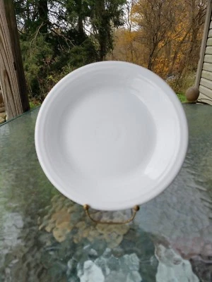 DINNER PLATE white HOMER LAUGHLIN FIESTA WARE 10.5" NEW