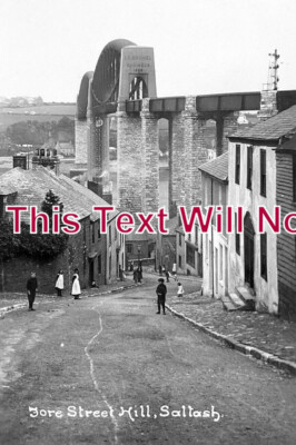 CO 4132 - Fore Street Hill & Royal Albert Bridge, Saltash, Cornwall