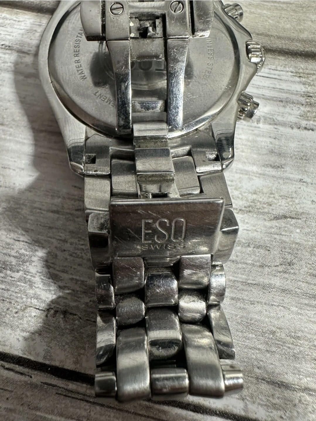 Movado ESQ Swiss Made Criterion Men's Watch New Battery ES. 24.1.14