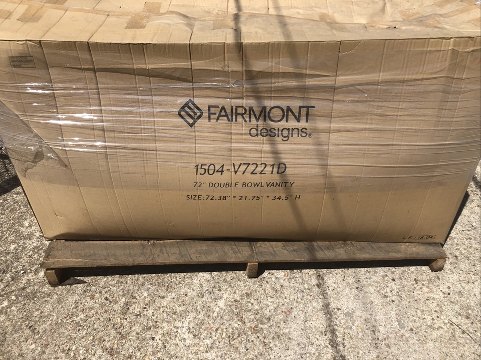 Tocador doble Fairmont Designs 1504-V7221D / T-7322DWC Smithfield 72′′ Foto 4 de 4