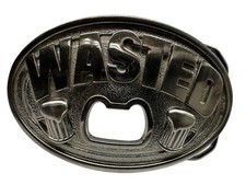 Vintage 90's Kalan Wasted Beer Bottle Opener Belt Buckle