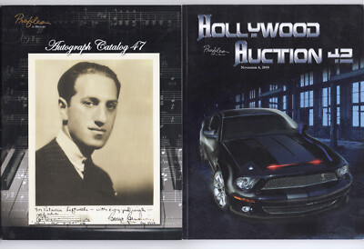 2 PROFILES IN HISTORY AUCTION CATALOGS #42 HOLLYWOOD #47 AUTOGRAPHS NM+