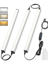 Under Cabinet Lights Plug in 12 Inch Cabinet Lighting Linkable USB LED Light Bar