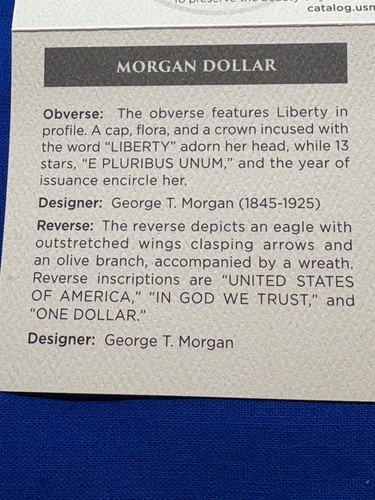 2023 S PRUEBA INVERSA DÓLAR MORGAN DE JUEGO DE DOS MONEDAS DUEÑO ORIGINAL ENVÍO GRATIS - Imagen 4 de 7