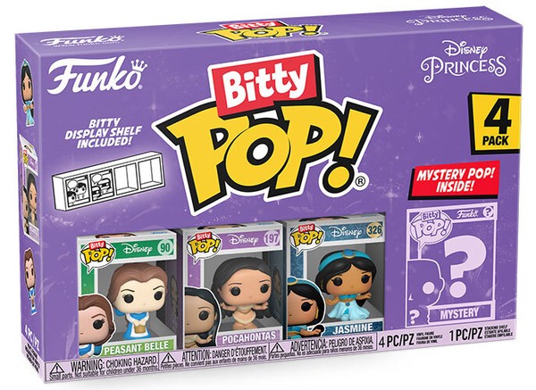 Funko Bitty Pop 4Er Pack Disney Prinzessin Belle Vinyl Figur Funko-image