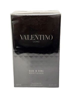Valentino Uomo Born In Roma Rockstud Noir EDT For Men Fl Oz