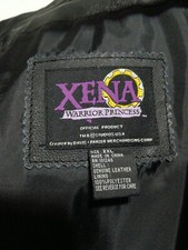Official Xena Warrior Princess Leather Jacket size 2XL