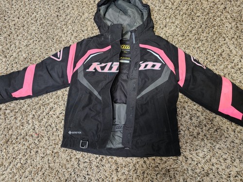 Klim Spark Jacket Youth Small Knockout Pink Hood Gore-Tex Snow Snowmobile - Picture 3 of 7