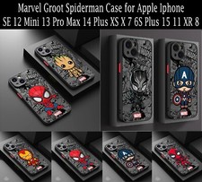 Marvel Spiderman Cases for iPhone SE 12 Mini 13 Pro Max 15 14 Plus XS X 7 6S UK