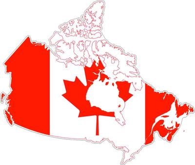 Autoadesivo Bandiera Canada Nunavut