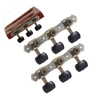 2 Planks Classical Guitar Tuning Pegs Machine Heads Tuning Tuners 1:16 Keys M9W3