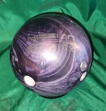 Track Mission 250K Bowling Ball 14 lbs Preowned Span 4 3/8 Inches Side Weight