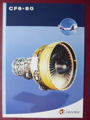 PUB DOKUMENT SNECMA GENERAL ELECTRIC CF6-80 MOTOR AIRCRAFT ENGINE AIRBUS A330