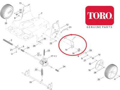Diagram Toro Model 20199 Parts Genuine TORO Timemaster Mdl:20199