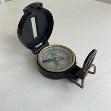 Engineer Directional Compass Vintage Black Camping Hiking Compass Lightweight