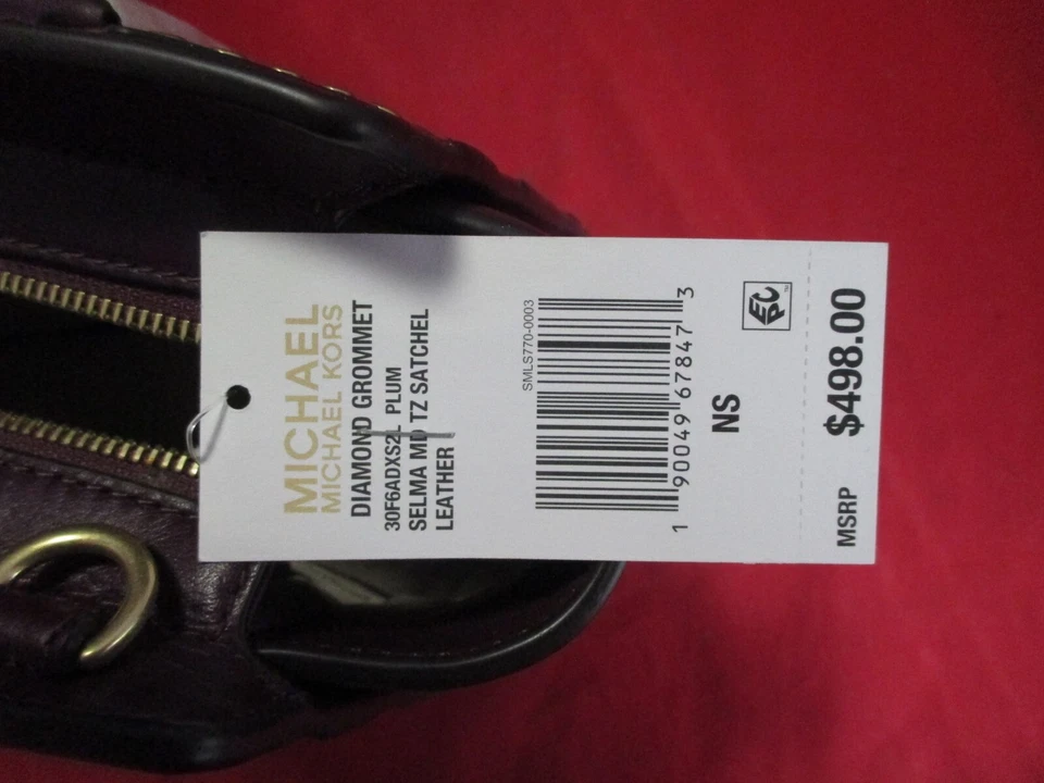 Bolso de hombro Michael Kors Selma MD ojal con cremallera superior, bolso de hombro $498 ciruela #051 Foto 4 de 4