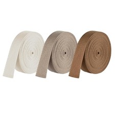Cotton Webbing 1 Inch 15 Yards Weave Webbing Straps for Bags Handles