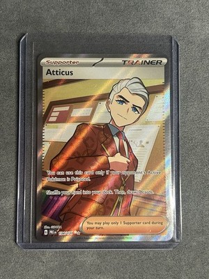 Pokémon TCG Atticus Trainer Prismatic Evolutions Ultra Rare Card 134/131