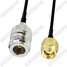 RP-SMA Male Female Pin to N Female Connector RF Pigtail Coaxial Cable RG174