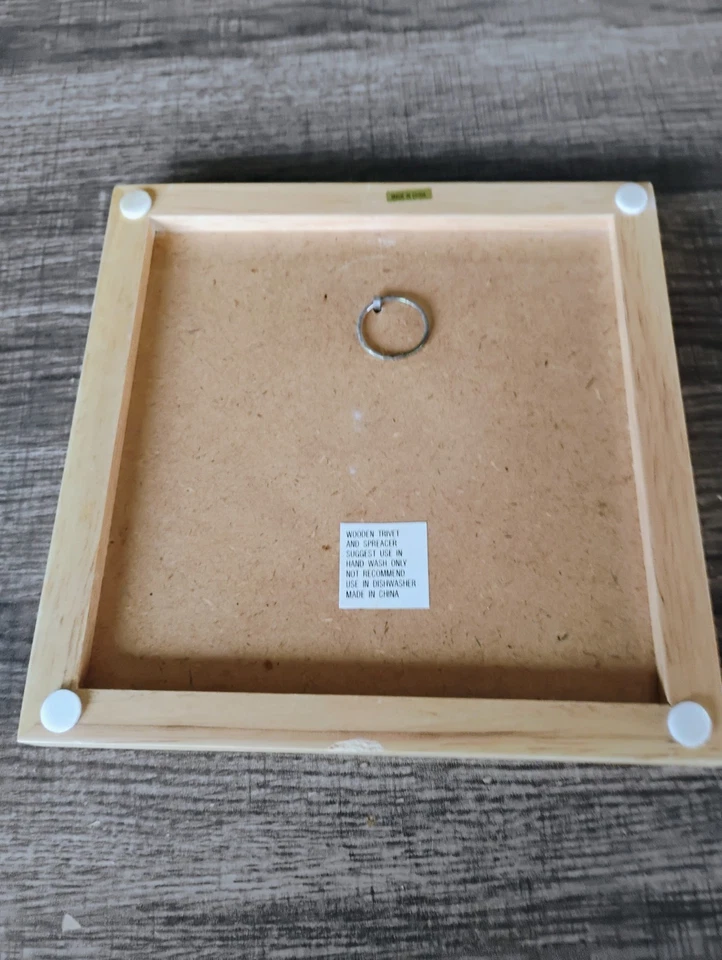 CORELLE COORDINATES CALLAWAY TRIVET OR WALL DECOR GENTLY USED FREE USA SHIPPING - Image 3 of 3