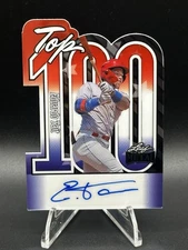 2025 LEAF METAL RED WHITE BLUE TOP 100 EDUARDO TAIT AUTO 3/3 TWINS PROSPECT