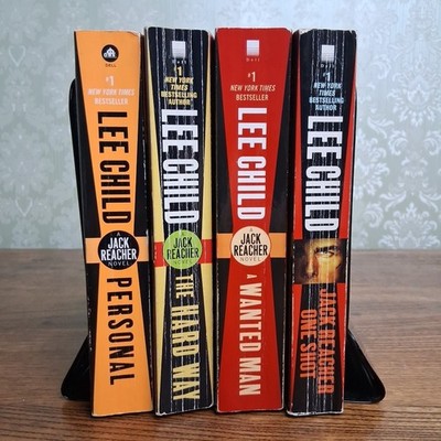 Lee Child Jack Reacher 4 Book Lot One Shot Wanted Man Hard Way Personal