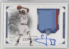 2016 Panini National Treasures Collegiate Prime 5/25 Cheick Diallo #124 Auto 3u4