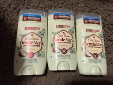 LOT 3 OLD SPICE GENTLEMAN'S BLEND DEODORANT EUCALYPTUS  COCONUT OIL 3.0 OZ 1