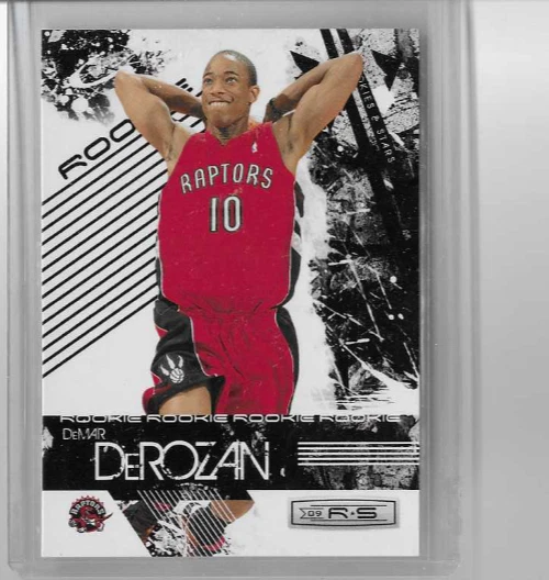 RPA5シリ 2009 デマー デローザン ルーキーパッチオート ロゴマンボール DeMar DeRozan Basketball Sports Trading Cards & Accessories Rookie