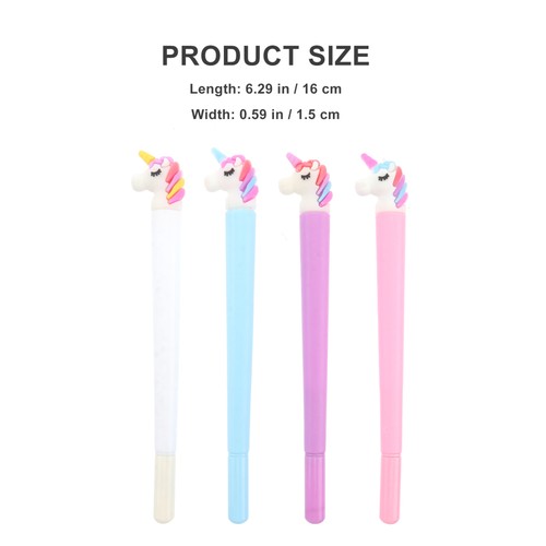 4 PCS Black Marker Pen Cartoon Drawing Pens for Writing Student Gel Ink - Picture 5 of 12