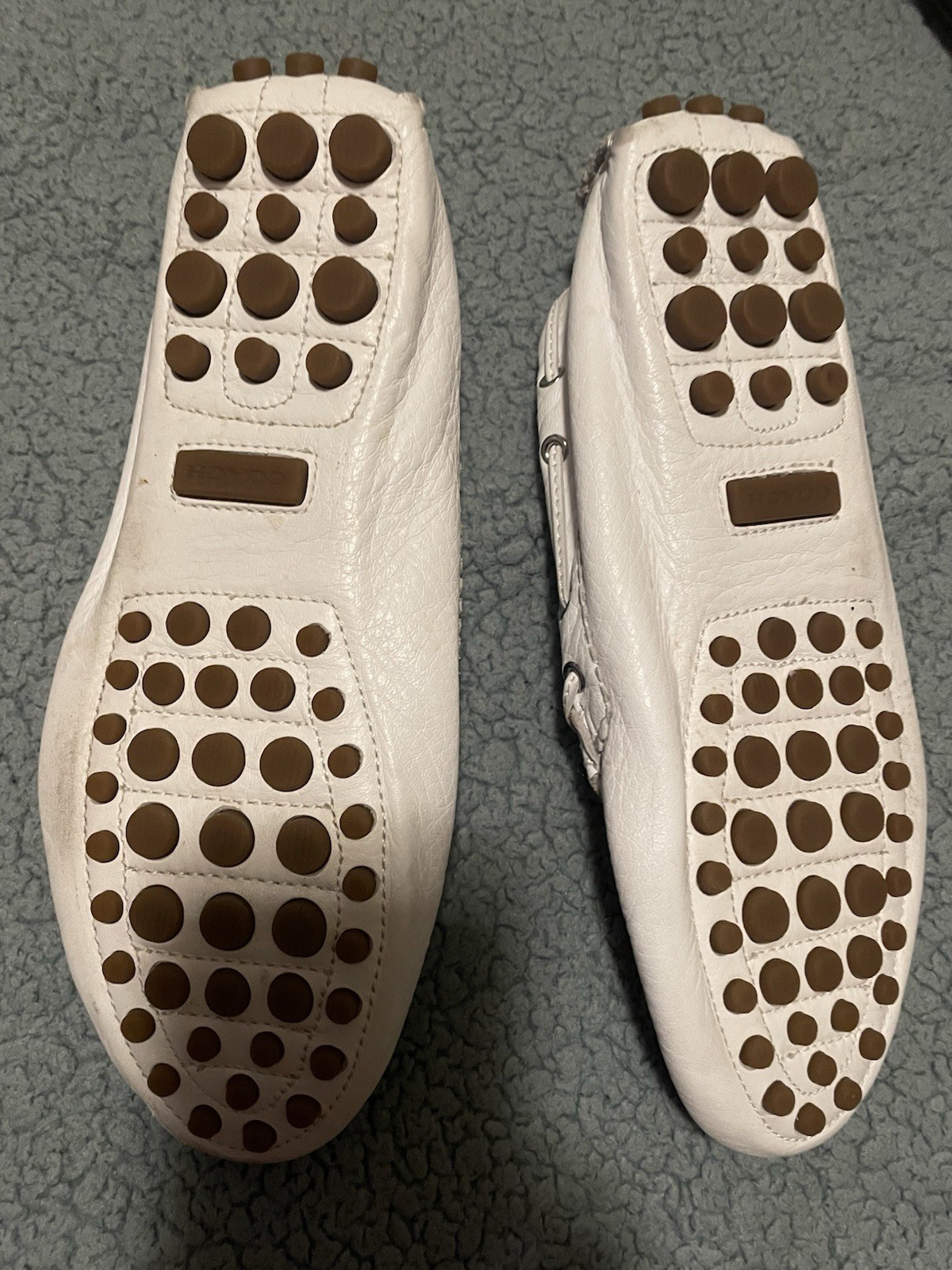 Coach Women’s White Loafers Size 7 thumbnail 2