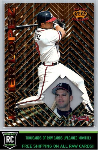 1997 Pacific Prism Invincible Javy Lopez #81 card