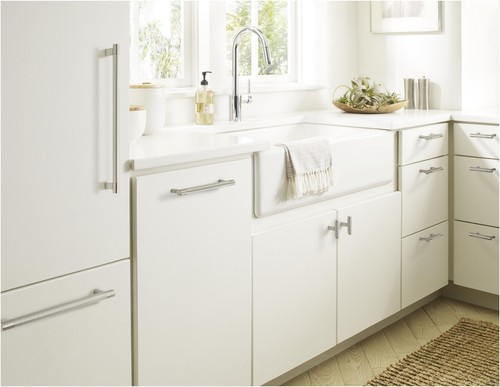 Amerock BP36557 Bronx 3-3/4" Center to Center Bar Cabinet Pull - Stainless Steel - Imagen 9 de 12