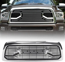 Front Grille Compatible with 2013-2018 Ram 2500 Ram 3500 Replacement Grille