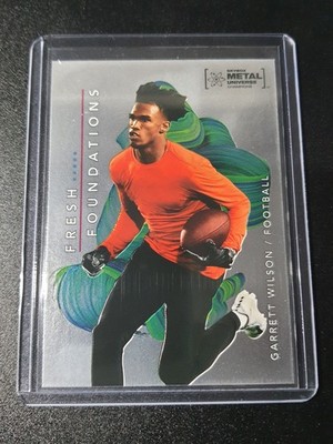 Garrett Wilson - Metal Universe Champions 2022 - Jets - Fresh Foundations 