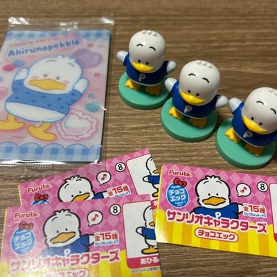 Sanrio Pekkle Choco Egg Figure Set + Waffle Card MIB, Collectible, Tokyo