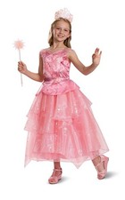 Wicked Glinda The Good Witch Deluxe Child Costume Dress 7-8 Medium 5481