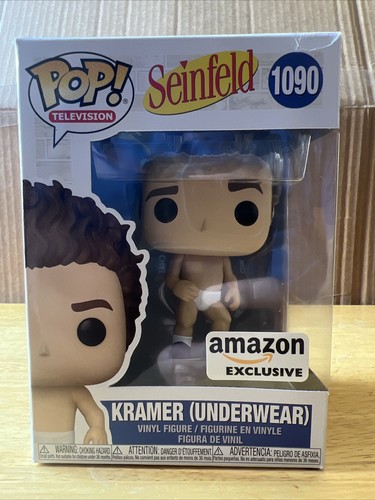 Funko Pop Seinfeld #1090 Kramer Underwear Amazon Exclusive Used Minor Box Dmg