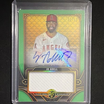 Topps 2022 Triple Threads Jo Adell Angels Auto Jumbo Relic #ASJR-JA /46