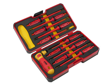 Felo XL-Strongbox E-smart slim VDE 12 tlg. SL/PH/PZ/TORX 