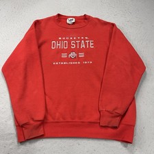VINTAGE Ohio State Buckeyes Sweatshirt Mens Large Lee Sport Crewneck NCAA 90s