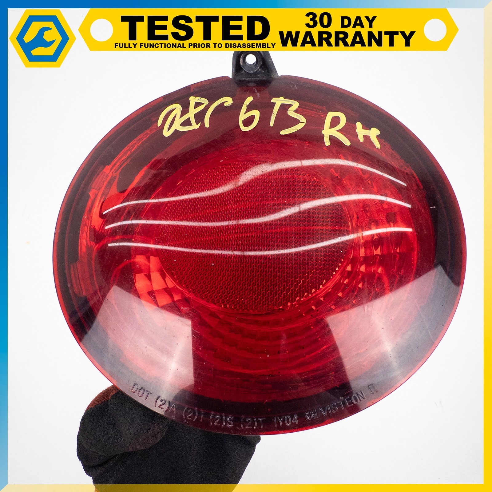 05-13 CHEVROLET CORVETTE C6 REAR LEFT RIGHT INNER OUTER TAIL LIGHT ASSEMBLY OEM