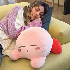 Officially Licensed Club Mocchi Suya Suya Sleeping Kirby Mega Plush 19"