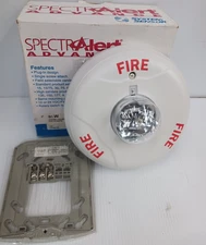 New System Sensor SCW Ceiling Mount Fire Alarm Strobe