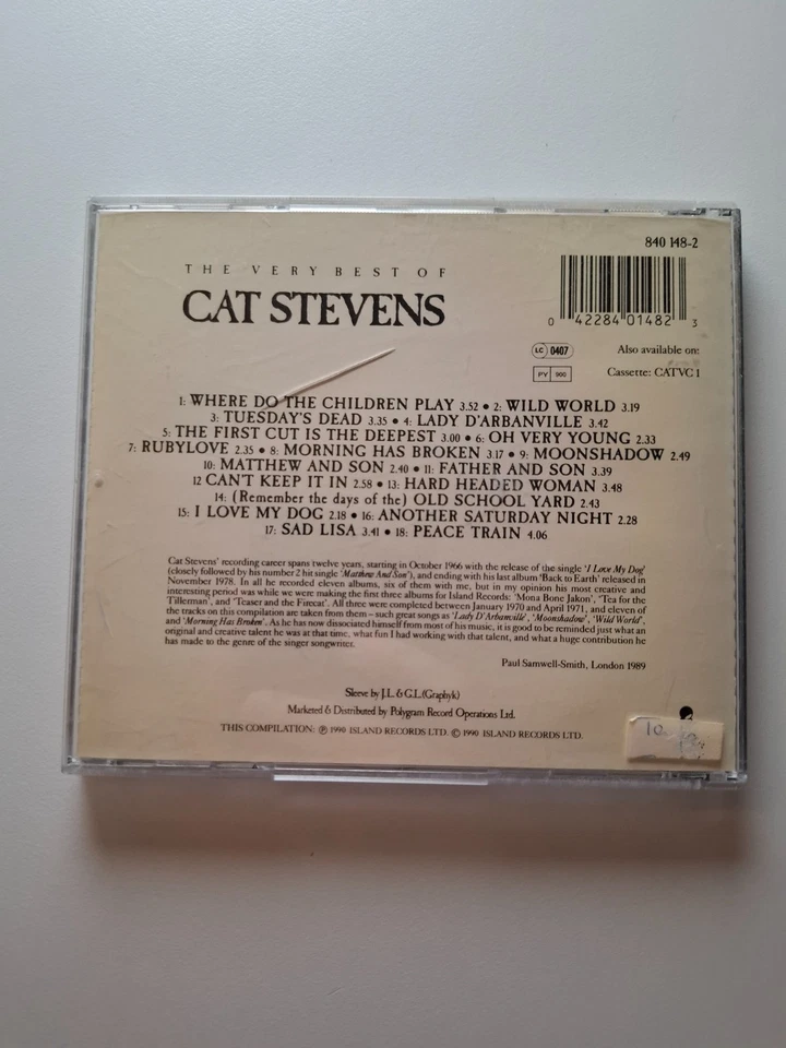 Cat Stevens - The Very Best of Cat Stevens | Album CD | Gut 12 - Bild 3 von 3