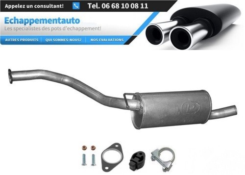 Silencieux central Ford Tourneo Connect 1.8 TDCi éliminez les bruits d'échappement