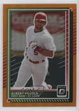 2025 Panini Donruss Optic Orange Prizm 194/199 Albert Pujols #6 1m63