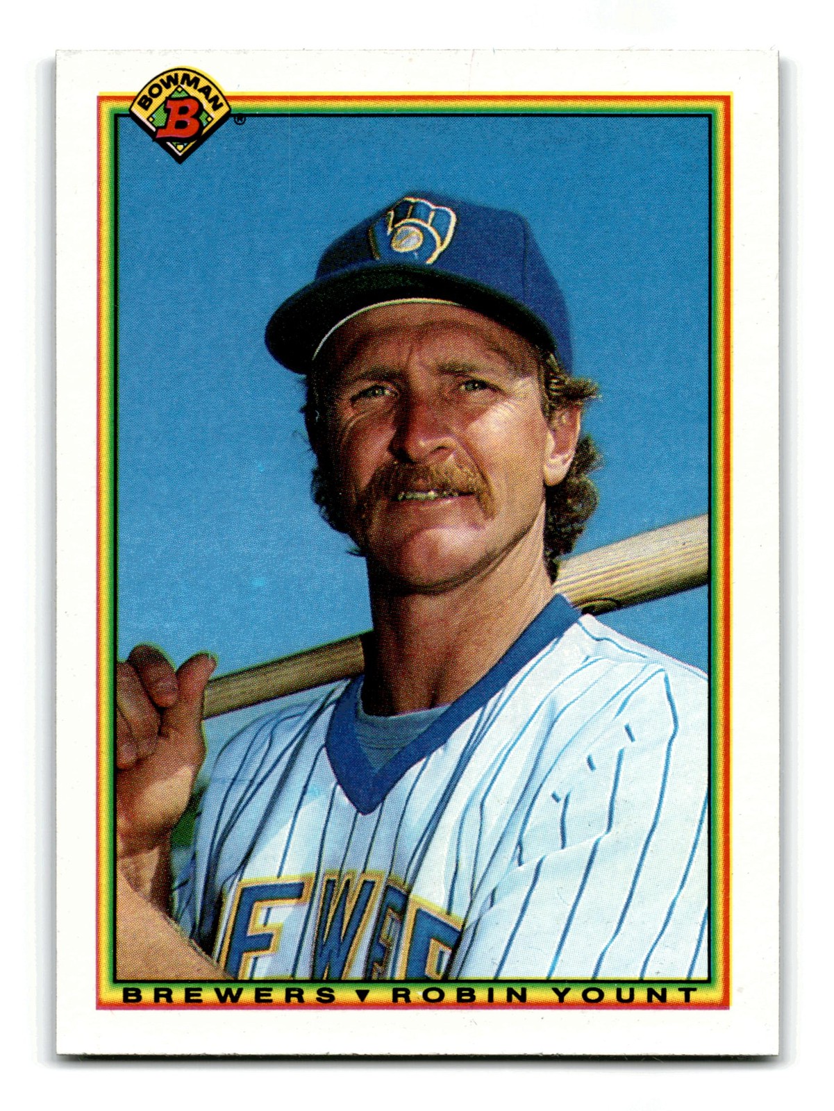 Robin Yount 1990 Bowman #404 Milwaukee Brewers NM-MINT