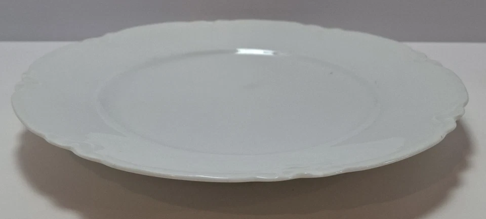 Lote de 3 Platos de Cena Thomas Blanco Francés Bordes en Relieve Baviera De Colección Foto 4 de 4